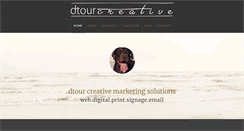 Desktop Screenshot of dtourcreative.com